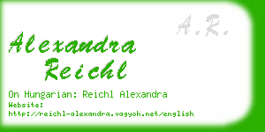 alexandra reichl business card